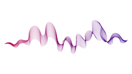 abstract backdrop with wave gradient lines vector image
