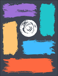 abstract background created using brush strokes vector image