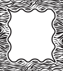 Abstract Zebra Stripe Pattern vector image