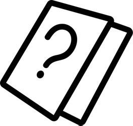 questions and answers icon isolated vector image