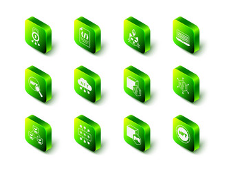 set binary code nft digital crypto art vector image