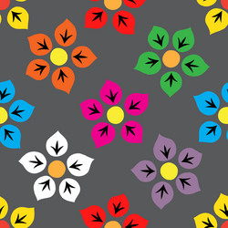 Abstract patterns seamless color doodle sketch vector