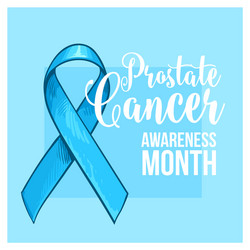 Prostate Cancer Awareness Month Banner Vector Image