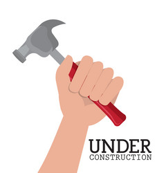 under construction design vector