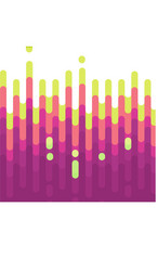 abstract colorful curve background design vector image