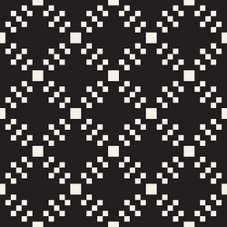 seamless pattern repeating geometric elements vector image