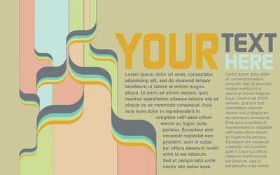 Retro Psychedelic Pattern vector