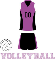 Sport uniform vector