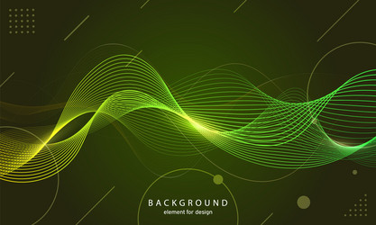 abstract wave background element for design vector image