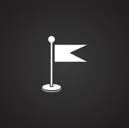 geolocation related icon on background for graphic vector image