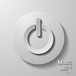 modern ui button set including switches and push vector image