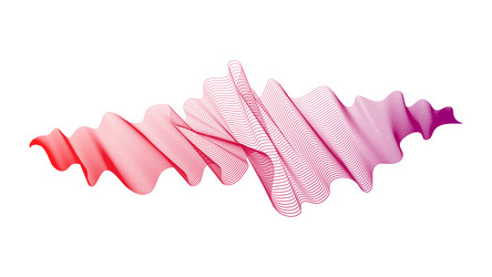 abstract backdrop with wave gradient lines vector image
