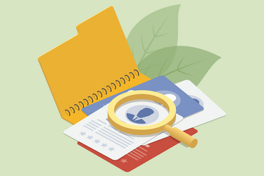 isometric online documentation database vector image