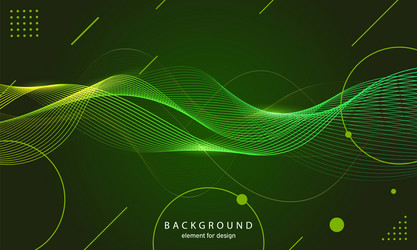 abstract wave background element for design vector image