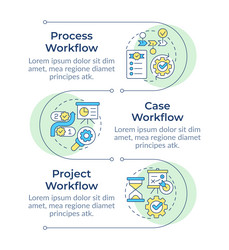 development workflow types infographic vertical vector image