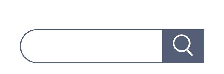 web search input field or internet advertising vector image