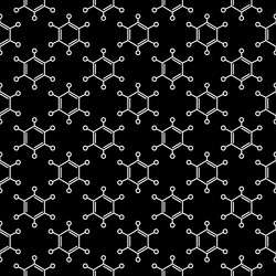 Chemistry seamless pattern Royalty Free Vector Image