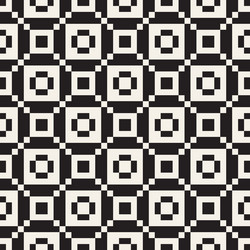 seamless pattern repeating geometric elements vector image