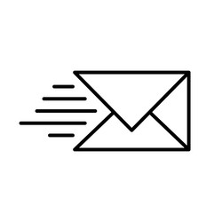 Send mail icon or delivery vector