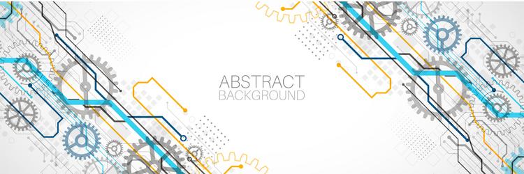Abstract Circuit Technology Background vector image