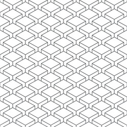 seamless pattern witheffect cubes in perspective vector image