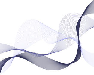 Water wave lines vector