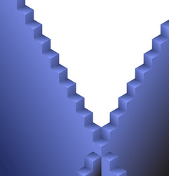 abstract cube pattern vector image