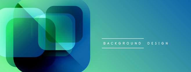 abstract geometric shapes overlap creating vector image