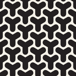 seamless pattern repeating geometric elements vector image