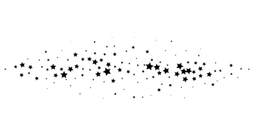 Magic stardust trail falling star vector