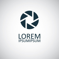 photo shutter icon for web and ui on white vector image