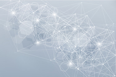 big data visualization background modern vector image