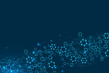 science network pattern connecting lines and dots vector image