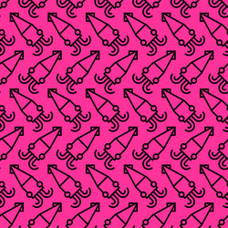 squid pattern seamless background squids texture vector image