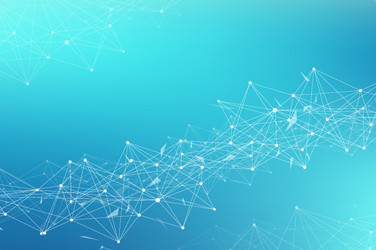 technology abstract background with connected line vector image