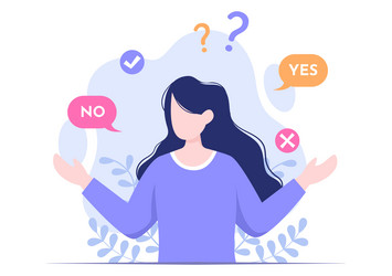 people thinking to make decision problem solving vector image