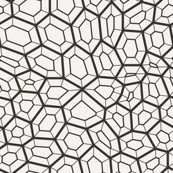 Seamless pattern in a grid polygons vector