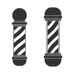 Barber pole icon design template Royalty Free Vector Image