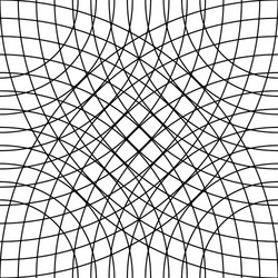cellular grid mesh pattern with circles from vector image