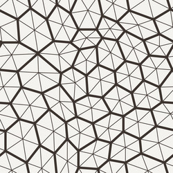 Seamless pattern in a grid polygons vector