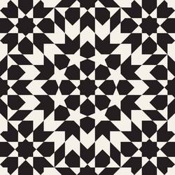 seamless pattern repeating geometric elements vector image