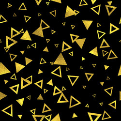 abstract seamless pattern with gold circles vector image