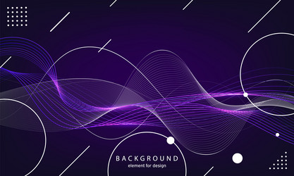 abstract wave background element for design vector image