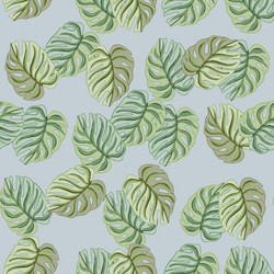 doodle seamless pattern with random abstract vector image