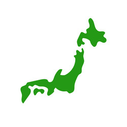 Japanese icon or japan map vector