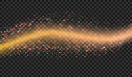 abstract shiny color golden design wave element vector image