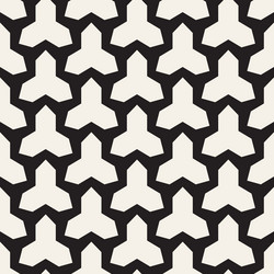 seamless pattern repeating geometric elements vector image