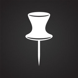 geolocation related icon on background for graphic vector image