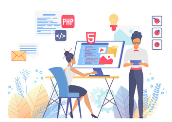 Programming & Web Development vector image