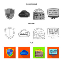 Isolated object of virus and secure sign set vector